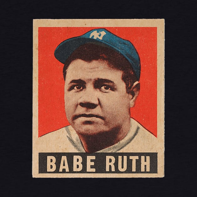 Babe Ruth 1948 Leaf Baseball Card by BlackBoxHobby